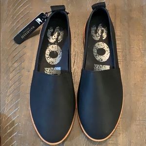 Sorel Ella Leather Slip On Shoes